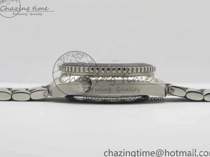 0227 Planet Ocean Master Chrono SS OM 1:1 Best Edition Gray Dial On SS Bracelet A9900 V Efficient 8116